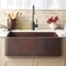 Native Trails Farmhouse 30 Copper Kitchen Sink CPK294 - alternate 3
