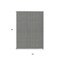 Homeroots 5' X 8' Black And Ivory Geometric Washable Indoor Outdoor Area Rug 614720 - alternate 6