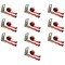 Mytee Products 3inx30ft Ratchet Tie-Down Strap w/Flat Hook for Flatbed Truck 15000lbs BS Red, 10PK RS330-Rx10 - alternate 1