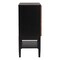 Baxton Studio Shirin Mid-Century Beige Fabric and Black Wood 3-Drawer Chest 255-14150-ZORO - alternate 10