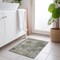 Homeroots 2' X 3' Green Abstract Washable Non Skid Indoor Outdoor Area Rug 564224 - alternate 8