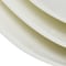 Homeroots White Six Piece Square Bone China Service For Six Salad Plate Set 483492 - alternate 9