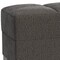 Homeroots 50" Gray and Brown Chenille Tufted Storage Ottoman 608886 - alternate 5