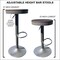 Amerihome Round Adjustable Height Bar Stools with Wood Seat - Espresso Stain BSWTSWBN - alternate 4