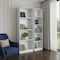 Homeroots Set of Two White Wood Nine Tier Modular Bookcase, 2PK 546623 - alternate 3