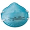 3M Particulate Respirator & Surgical Mask, N95, Level 2, Molded, Dual Straps, Metal Nose Clip, M, PK20 1860 - alternate 1