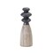 Homeroots Set of Four Natural and Black Resin and Stone Powder Ornate Tabletop, 4PK 517604 - alternate 10