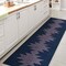Jonathan Y Chayton Minimalist Geometric Non-Slip Machine-Washable Navy/Purple 2 ft. x 8 ft. Runner Rug WSH110F-28 - alternate 8