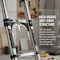 Wrightmaster 8.85 ft. Portable Aluminum Extension Ladder with Non-Marring Feet, 330 lbs. Capacity ZoroAP-537-270 - alternate 8