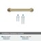Amerock Factor 3 inch 76mm Center-to-Center Golden Champagne Cabinet Pull BP37380BBZ - alternate 5