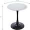 Leisuremod Bristol Round MDF Dining Table - Pedestal Base Kitchen Table, Modern Style BTBL-B31MWT - alternate 7