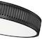Z-Lite Stari 1 Light Flush Mount, Matte Black, 16.75 In W 1013F16-MB-LED - alternate 6