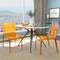 Leisuremod Murray Modern Dining Chair, Transparent Orange, 2PK MC20TOR2 - alternate 9