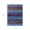 Homeroots 10' X 14' Blue Purple And Taupe Striped Washable Indoor Outdoor Area Rug 631208 - alternate 8