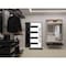 Vdomdoors Front Exterior Prehung Steel Door Ronex0131 Grey Sidelight Exterior Window Sidelite Entry Metal RONEX0131EXD-GRE-W36+16 X H80-RH-I - alternate 7