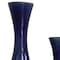 Homeroots Set of Two Cobalt Cylinder Ceramic Table Vase, 2PK 384165 - alternate 7