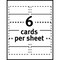 Avery Small Textured Tent Cards, White, 3.75 x 1.44, 150PK 5011 - alternate 17