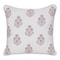 Homeroots 20" X 20" Natural and Ivory Floral Linen Zippered Pillow With Embroidery 534299 - alternate 7