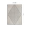 World Rug Gallery Modern Geometric Area Rug 2 ft 3 in x 4 ft Cream WR91CREAM2X4 - alternate 5