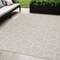 Homeroots 5' X 7' Gray And Beige Geometric Indoor Outdoor Area Rug 572777 - alternate 8