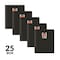 C-Line Products Portfolio 8-1/2 x 11", 2 Pocket, Black, Pk25 33951 - alternate 5