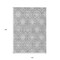 Homeroots 10' X 14' Gray And Silver Medallion Washable Indoor Outdoor Area Rug 587739 - alternate 9