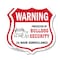 Signmission 24 Hour Surveillance Shield Sign Warning, 18 inch X 18 inch, Plastic Sign, 2PK SHI-P-2PACK-18-350 - alternate 1