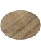 Homeroots 8' Khaki And Beige Round Geometric Washable Indoor Outdoor Area Rug 630503 - alternate 7