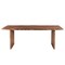 Homeroots 84" Brown Solid Wood Dining Table 521852 - alternate 6