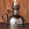 Kings County Tools Oil Lamp 9 in Tall Lantern with Antique-Style Nickel Body & Glass Chimney Decorative Kerosene GW78A05-22 - alternate 7