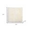 Homeroots 17" X 17" White Synthetic Solid Color Pad 317152 - alternate 6