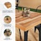 Flash Furniture Mayfair 24 in x 30 in Rectangle Butcher Block Style Table Top for Commercial Use in Natural XU-BB24X30RCT-GG - alternate 8