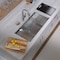 Whitehaus Collection Whitehaus 36 in Undermount Single Bowl 16 Gauge Brushed Stainless Steel Workstation Sink WHSW3619 - alternate 6