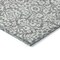 Homeroots 3' X 5' Gray And Ivory Damask Washable Indoor Outdoor Area Rug 595151 - alternate 7