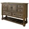 Homeroots 63" Brown Solid Wood Six Drawer Triple Dresser 524545 - alternate 1