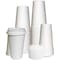 Ecoquality 20oz White Hot Drink Coffee Cups with White Dome Lids - For Coffee Shops, and Latte, 100PK EQ20WHTPCWDL-100 - alternate 1