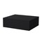 Homeroots 5" Black Wood One Drawer Floating Nightstand 546185 - alternate 1