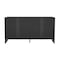 Manhattan Comfort Novara 60in Sideboard in Black (4-Door) SB1671-3 - alternate 9