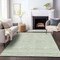 Homeroots 10' X 14' Sage And Green Striped Washable Indoor Outdoor Area Rug 587961 - alternate 8