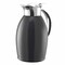 Service Ideas Nicollet Series 1-Liter Stainless Vacuum Insulated Carafe with Flip-Top Lid in Radiant Black NIC10BSBL - alternate 1