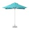 Homeroots 8ft Aqua Polyester Square Market Patio Umbrella 491963 - alternate 1