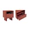 Manhattan Comfort Ella Nightstand in Terracotta- Set of 2 2-NS005-OR - alternate 8