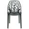 Leisuremod Cornelia Modern Stackable Dining Chair with Cut-Out Tree Design, Transparent Black, 4PK C18TBL4 - alternate 5