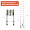 Wrightmaster 12.5 ft. Aluminum Portable Extension Ladder with 300 lb. Load Capacity Type IA Duty Rating for Home ZR-255609 - alternate 9