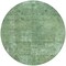 Homeroots 8' Sage And Mint Green Round Abstract Washable Indoor Outdoor Area Rug 615508 - alternate 8
