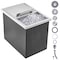 Vevor 18 inx12 inx14.5 in Drop in Ice Chest Ice Cooler Ice Bin Stainless Steel w/Cover FG-SKU10 - alternate 1