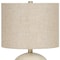 Homeroots 20" Beige Concrete Round Table Lamp With Beige Drum Shade 545856 - alternate 8