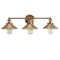 Jonathan Y July 26.5" 3-Light Industrial Farmhouse Metal Vanity Light, Brass Gold JYL7431A - alternate 9
