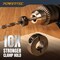 Powertec 7 Piece Drill Bit Stop Collar Set, Adjustable Drill Bit Depth Stopper w/ M4 Allen Wrench Mertic Set 71492 - alternate 7