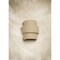 Luxury Lighting Fasciato 9 in Tall Ceramic Outdoor Wall Light, Cottonwood Paint Finish 120-00-CW-ud-7 - alternate 3